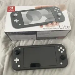 Nintendo Switch Lite グレー 本体箱に傷破れ有 - メルカリ