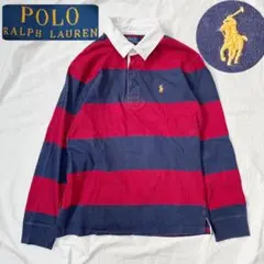 POLO Ralph Lauren ラガーシャツ ポロシャツ ロゴ刺繍 160㎝