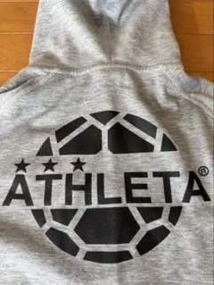 ATHLETA ジップアップパーカー グレー　150cm
