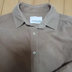 URBAN RESEARCH DOORS コーデュロイ長袖シャツ ベージュ