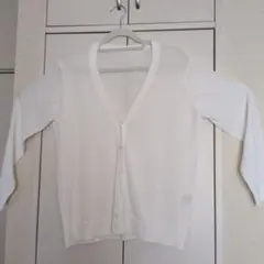 4L　白カーディガン