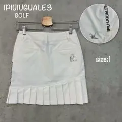 1PIU1UGUALE3 GOLF BACK HEM PLEATS SKIRTのサムネイル