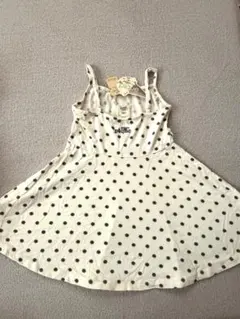 新品未使用⭐︎美品gelato pique ノースリーブドットワンピース Sサイズ