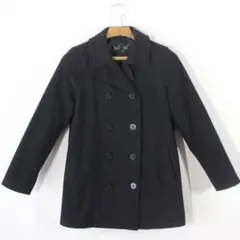 71【美品】イーストボーイ ピーコート 11 グレー L 通学 スクールコート