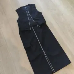 ZARA ブラック ベスト・スカート セット