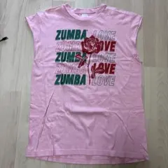 ズンバ　ZUMBA ノースリーブ Tシャツ ピンクのサムネイル