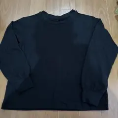 UNIQLO ブラック 長袖フリースTシャツ L