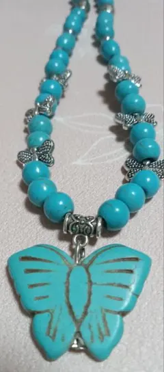 ターコイズネックレス　大人気　１点物　即完売　早い物勝ち商品　レディース用！！