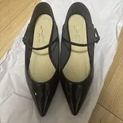 LE TALON 黒 フラットシューズ 24cm