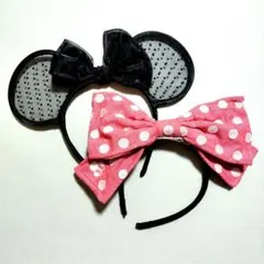 ディズニー ミニーマウス 水玉カチューシャ　まとめ売り