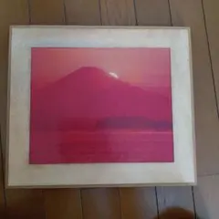 赤富士 七宝焼 吉田武 作 額縁入り - メルカリ