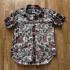 BLACK COMME des GARCONS 半袖シャツ 総柄 XSのサムネイル