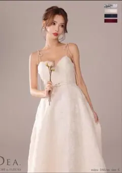 ローブドフルール ドレス ワンピース ミモレ丈