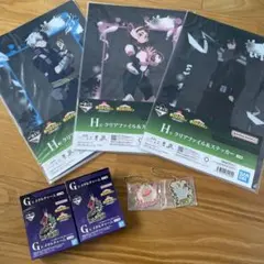 ヒロアカ　バンダイ キャラクタークリアファイル＆キーホルダーセット　1番くじ