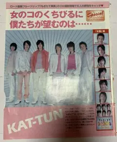 ジャニーズ 切り抜き 雑誌 KATーTUN 赤西仁 亀梨和也 田口淳之介 上田