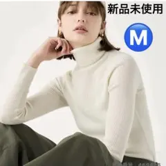UNIQLO❤️メリノリブタートルネックセーターⓂ️タグ付新品未使用