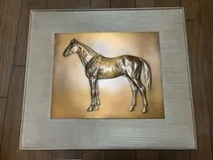 銅板 馬の浮彫 アート作品　造幣局製 銅板 馬の浮彫 アート作品 造幣局製 - メルカリ