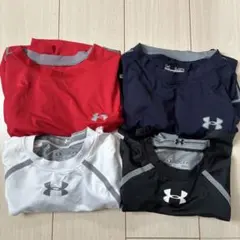 UNDER ARMOR HeatGear半袖 アンダーシャツ4枚セット Mサイズ