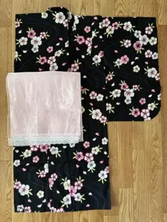 桜花柄 浴衣 120cm