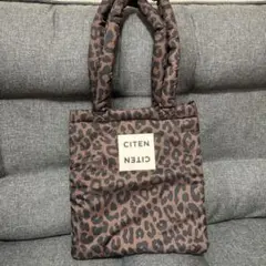 オトナミューズ3月号付録 CITEN レオパード柄パフィートート