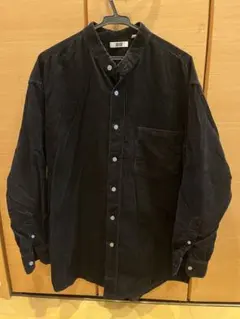 UNIQLO U スタンドカラーコーデュロイシャツ L