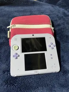 任天堂 2DS ラベンダー 本体とケース