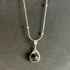 WP327SN 天然石 ワイヤーラッピング ネックレス チンターマニストーン