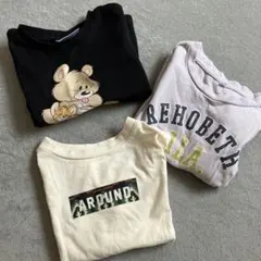 トムとジェリー Tシャツ 100cm 黒 セット