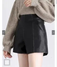 GRL♡センターラインレザーショートパンツ♡美品