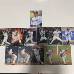プロ野球チップスカード　西武12枚セット