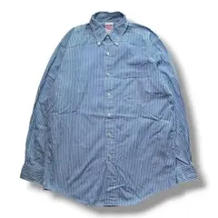 F1853　【即購入OK】　Brooks Brothers　ストライプシャツ　L