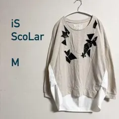 is ScoLar⭐︎イズスカラー⭐︎長袖チュニック⭐︎異素材透かし