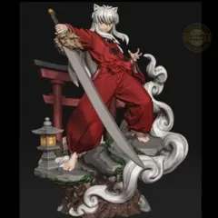 海外版 犬夜叉桔梗ガレージキッド完成品 フィギュア中古品全高約21cm