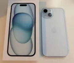 iPhone15 128GB ブルー SIMフリー 箱あり 付属品未使用 美品