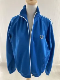 FRED PERRY 青 ジップアップジャケット L