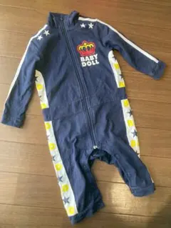 BABY DOLL ネイビー ロンパース　90サイズ