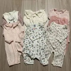 新生児 ロンパース 7点セット 50 60 70