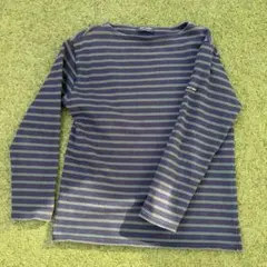 SAINT JAMES ネイビー/グリーン ストライプ