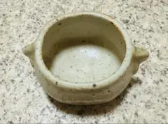 陶器製持ち手付き丸型容器