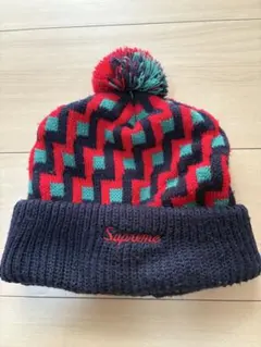 supreme ニット帽　90s supreme ビーニー 90s オレンジ sk8 状態良好 - メルカリ