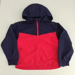 【GU:ジーユー】フード付き赤と紺のジャケット(フード取外し可能)