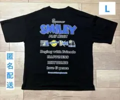 SMILY FACE Tシャツ　ブラック　メンズ　Lのサムネイル