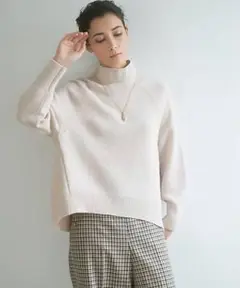 ANAYI アナイ ウールカシミヤテントライン プルオーバー