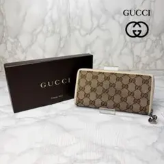 GUCCI グッチ 長財布 wホック ロゴプレート 0721-1 - メルカリ