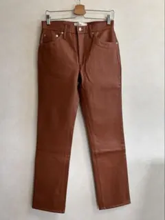 Séfr セファ LONDRE TROUSERレザーパンツ ブラウン