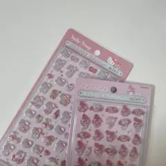 【即日発送】サンリオ ボンボンドロップシール mini キティ マイメロ セット