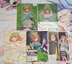 『五等分の花嫁 中野四葉 クリアファイル 5枚セット』