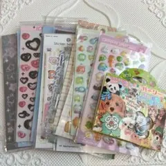 シール　まとめ売り　おはじきシールなど　大量