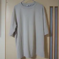 UNIQLO U ベージュ Tシャツ XL