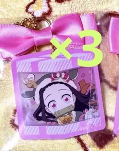 鬼滅の刃 クリスマス 2025 オーナメントチャーム 竈門禰豆子 3点